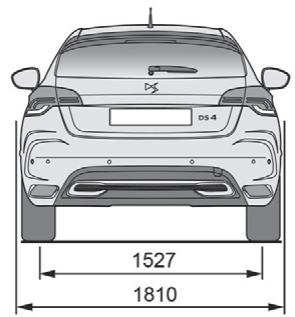 DS Automobiles DS4 (2015-2018) - Dimensions (en mm) - 2