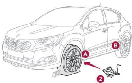 DS Automobiles DS4 (2015-2018) - Démontage de la roue - 1