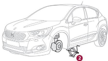 DS Automobiles DS4 (2015-2018) - Montage de la roue - 1