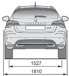 DS Automobiles DS4 (2015-2018) - Dimensions (en mm) - 4
