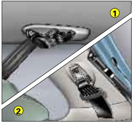 CITROEN Xsara Picasso Phase 2 (2004-2010) - Cheminement de la ceinture - 1