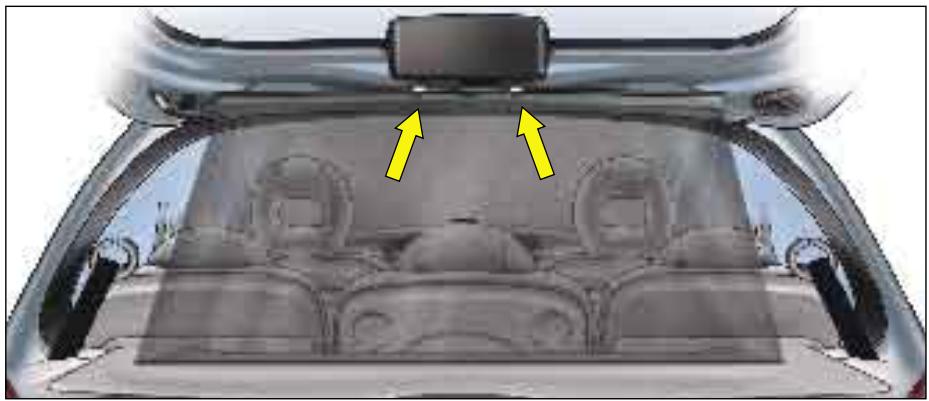 CITROEN Xsara Picasso Phase 2 (2004-2010) - Ne placez pas d'objets durs ou lourds sur la tablette. - 1