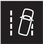VOLVO V60 2 - Symboles et messages pour l'assistance de sortie de voie - 3