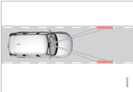 VOLVO V60 2 - Assistance de sortie de voie - 1