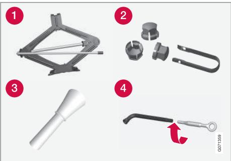 VOLVO V60 2 - Kit d'outillage - 1