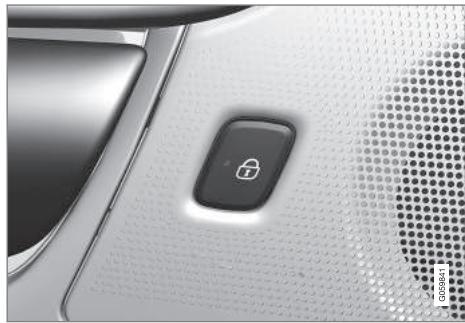 VOLVO V60 2 - Indication des boutons de verrouillage Porte avant - 2