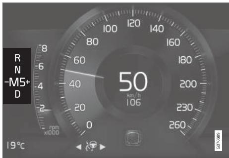 VOLVO V60 2 - Indicateur de rapport - 6