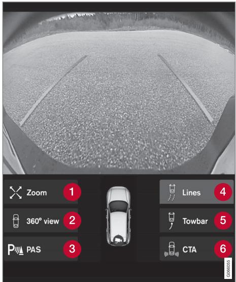 VOLVO V60 2 - Caméra d'aide au stationnement\* - 1