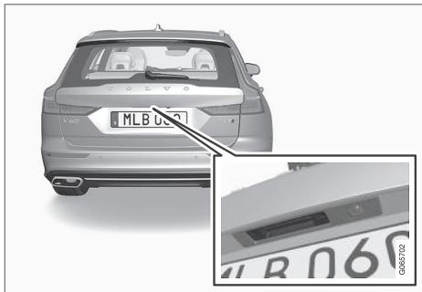 VOLVO V60 2 - Poignée du hayon - 1