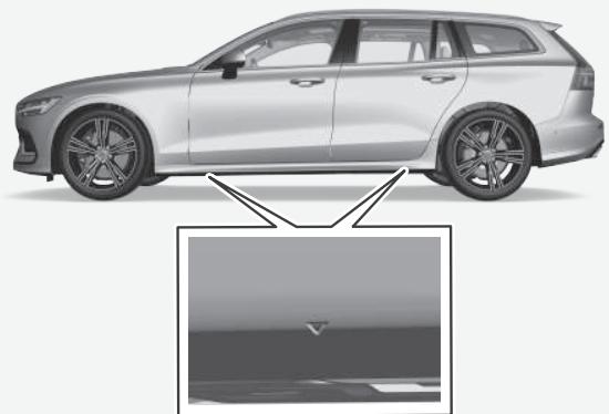 VOLVO V60 2 - Lever la voiture - 1