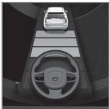 VOLVO V60 2 - Symboles et messages pour le Pilot Assist\*85 - 1