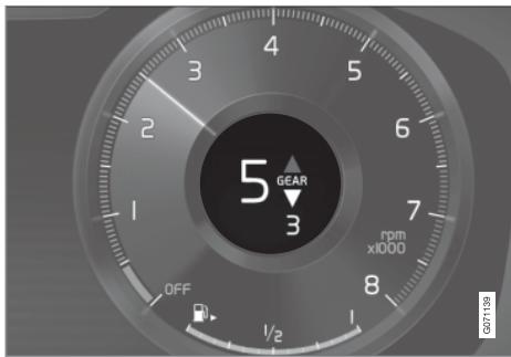VOLVO V60 2 - Indicateur de rapport - 1