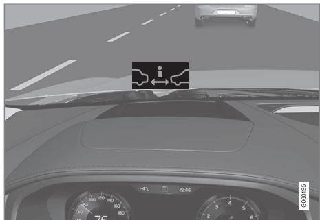 VOLVO V60 2 - Contrôle de la distance\*107 - 1