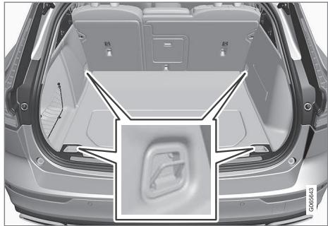 VOLVO V60 2 - Œillets de retenue de charge - 1