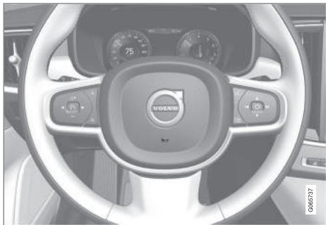 VOLVO V60 2 - Commandes au volant et avertisseur sonore - 2