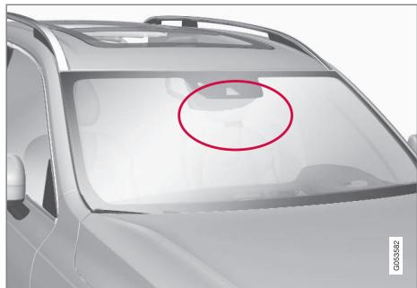 VOLVO V60 2 - Limitations communes aux caméras et aux radars - 1