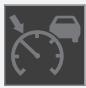 VOLVO V60 2 - Symboles et messages pour le régulateur adaptatif de vitesse\*73 - 2