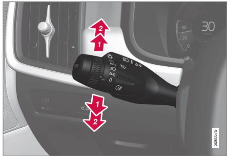 VOLVO V60 2 - Utiliser les clignotants - 1