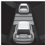 VOLVO V60 2 - Réglez la distance temporelle avec le véhicule qui précède - 1
