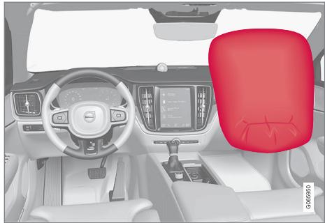 VOLVO V60 2 - Coussin gonflable passager - 1