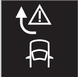VOLVO V60 2 - Symboles et messages de la correction de trajectoire en cas de risque de collision - 1