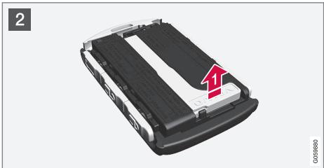 VOLVO V60 2 - Domaines d'utilisation de la lame de clé - 2