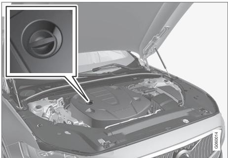 VOLVO V60 2 - Remplissage d'huile moteur - 1