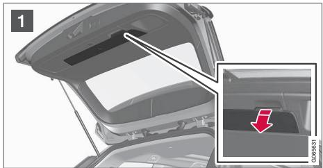VOLVO V60 2 - Compartiment de rangement - 1