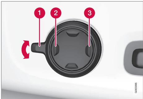 VOLVO V60 2 - Ajuster les supports latéraux\* des sièges avant - 1