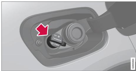VOLVO V60 2 - Contrôler le niveau d'AdBlue - 6