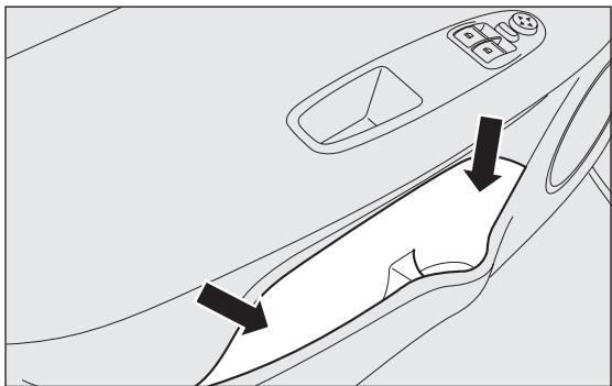 Abarth Punto Evo 3 (2009-2012) - COMPARTIMENTS DES PORTES fig. 55 - 1