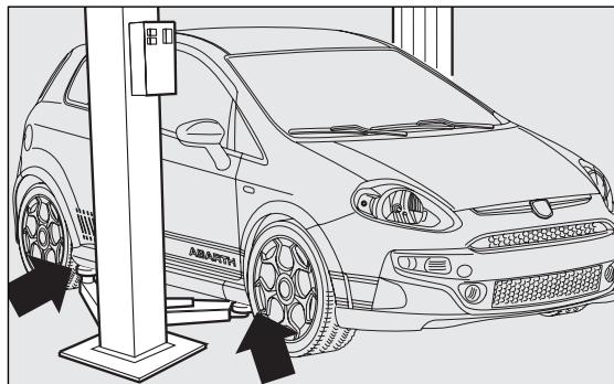 Abarth Punto Evo 3 (2009-2012) - LEVAGE DE LA VOITURE - 1