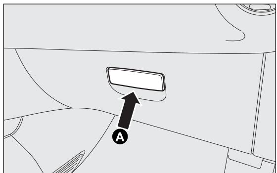Abarth Punto Evo 3 (2009-2012) - COMPARTIMENTS DANS LA BOITE À GANTS fig. 49 - 1