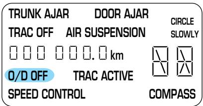 Lincoln Town Car (1998-2003) - Témoin d'annulation de surmultiplée (O/D OFF) - 1