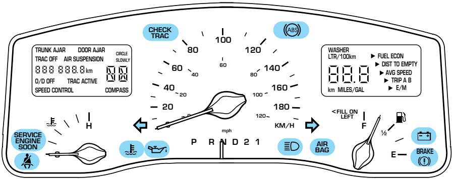 Lincoln Town Car (1998-2003) - Instruments - 3