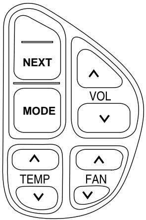 Lincoln Town Car (1998-2003) - Commandes de la chaine audio - 1