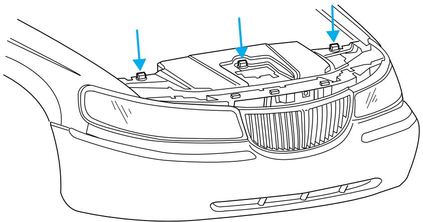 Lincoln Town Car (1998-2003) - Remplacement des ampoules de phare - 1