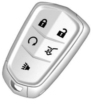 CADILLAC XT5 (2020) - Fonctionnement du système de télédéverrouillage - 1