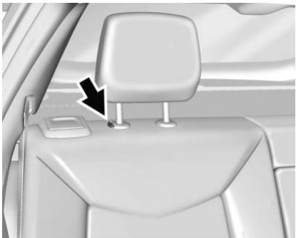 CADILLAC XT5 (2020) - Réglage d'appuie-tête arrière - 1