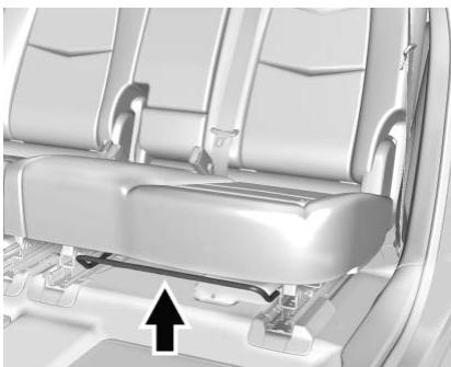 CADILLAC XT5 (2020) - Réglage du siège arrière - 1