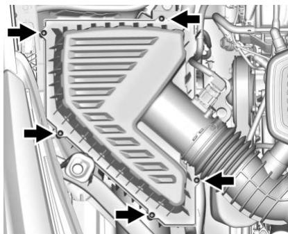 CADILLAC XT5 (2020) - Comment examiner/remplacer le filtre à air du moteur - 2