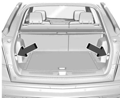 CADILLAC XT5 (2020) - Points d'arrimage de l'espace utilitaire - 1