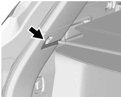 CADILLAC XT5 (2020) - Installer le cache-bagages - 2