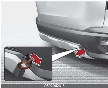 KIA Seltos SP2 (2024) - Utilisation d'un crochet de remorquage amovible (salon l'equipe-ment) - 3