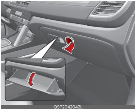 KIA Seltos SP2 (2024) - Boite a gants - 1