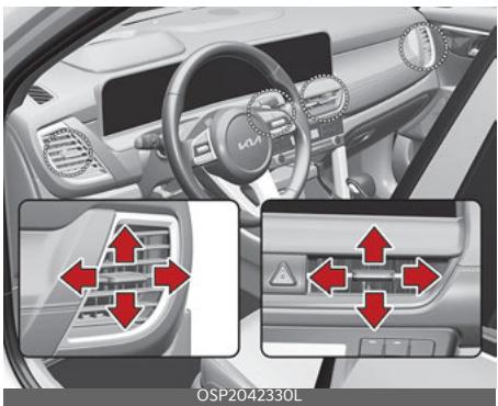 KIA Seltos SP2 (2024) - Bouches d'aération du tableau de bord - 1