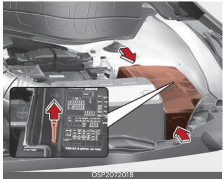 KIA Seltos SP2 (2024) - Remplacement d'un fusible du panneau interieur - 2