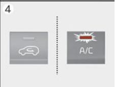 KIA Seltos SP2 (2024) - Désembuage de l'intérieur du pare-brise avec le système de commande de climatisation manuelle - 4