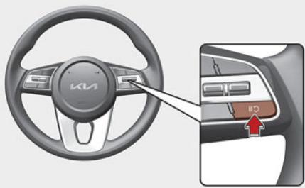 KIA Seltos SP2 (2024) - Pour interrompre temporairement l'assistance manuelle à la limite de vitesse - 1