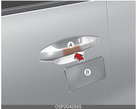 KIA Seltos SP2 (2024) - Commande tactile de la carte-clé - 1